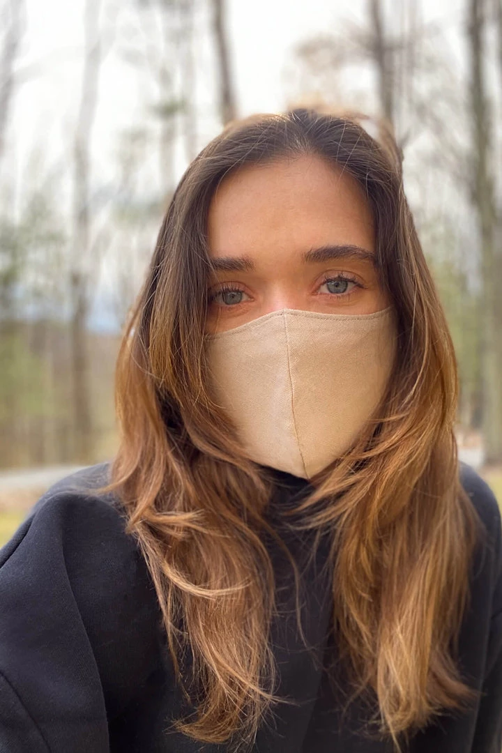 Marcella Classic Linen Face Mask (Unisex) 6 Marcella Classic Linen Face Mask (Unisex)