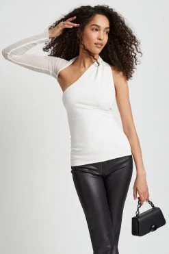 Marcella New Arrivals Manhattan Mesh Sleeve Top 36 Marcella New Arrivals Manhattan Mesh Sleeve Top