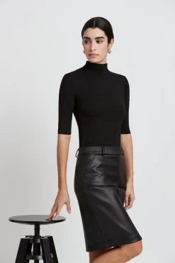 Marcella Tops & Tunics Ana Mock Neck Top