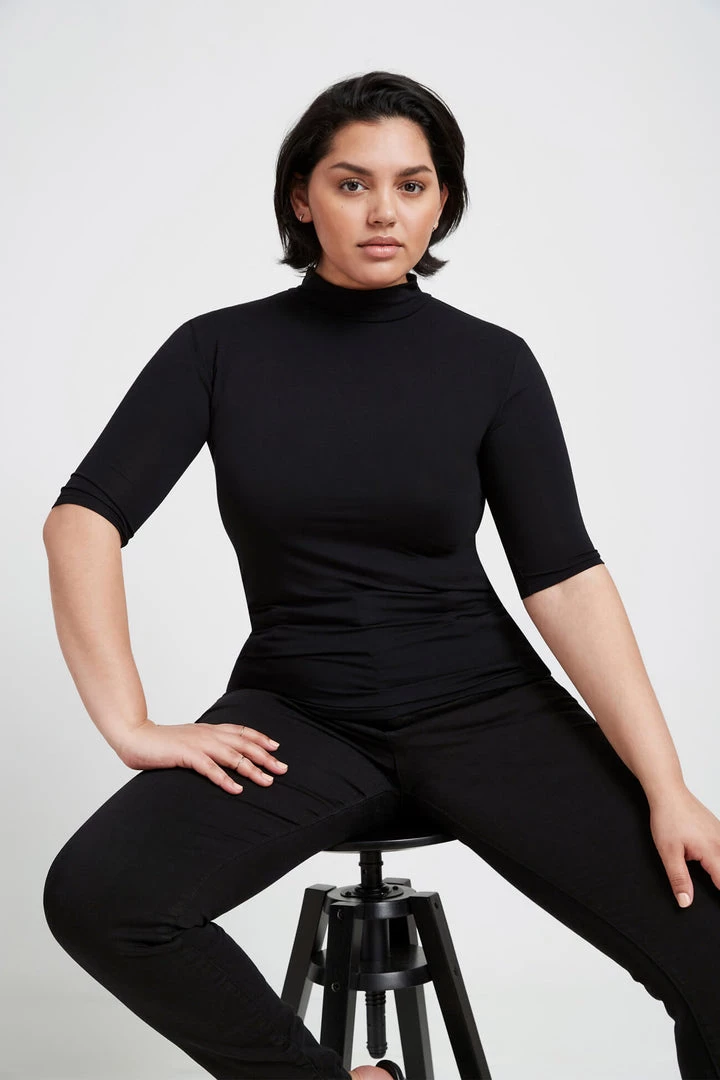 Marcella Ana Mock Neck Top Tops & Tunics 1 Marcella Ana Mock Neck Top Tops & Tunics