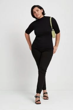 Marcella Tops & Tunics Ana Mock Neck Top
