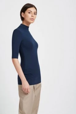 Marcella Tops & Tunics Ana Mock Neck Top
