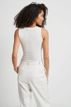 Marcella New Arrivals Eva Sheer Sleeveless Top