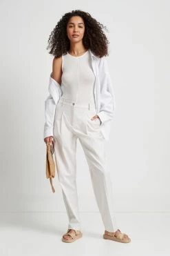 Marcella Eva Sheer Sleeveless Top