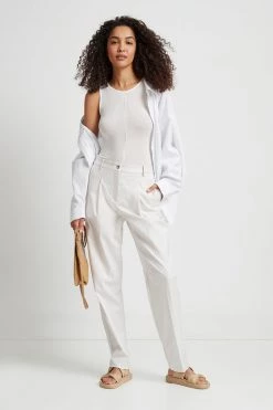 Marcella Eva Sheer Sleeveless Top