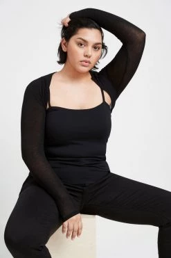 Marcella Tops & Tunics Sheer Tatiana Bolero