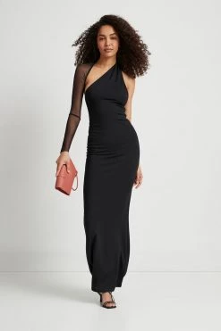 Marcella Manhattan Mesh Sleeve Gown 19 Marcella Manhattan Mesh Sleeve Gown