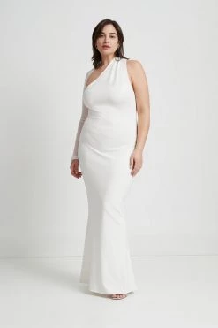 Marcella Manhattan Mesh Sleeve Gown 18 Marcella Manhattan Mesh Sleeve Gown