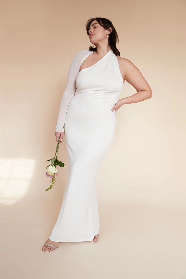 Marcella Manhattan Mesh Sleeve Gown 5 Marcella Manhattan Mesh Sleeve Gown