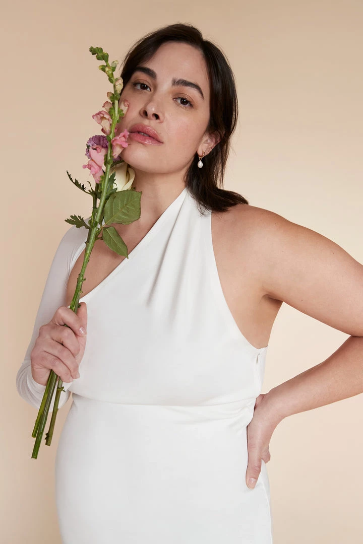 Marcella Manhattan Mesh Sleeve Gown 2 Marcella Manhattan Mesh Sleeve Gown