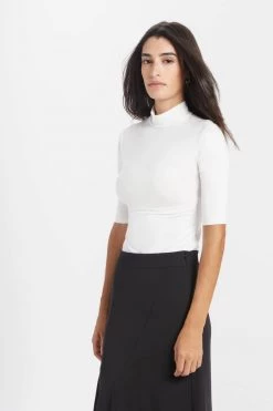 Marcella Tops & Tunics Ana Mock Neck Top