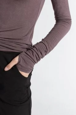 Marcellamoda Tops & Tunics Liana Mock Turtleneck