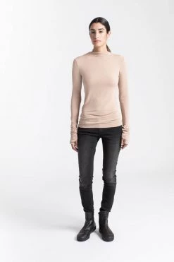 Marcellamoda Tops & Tunics Liana Mock Turtleneck
