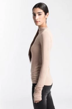 Marcellamoda Tops & Tunics Liana Mock Turtleneck