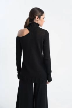 Marcellamoda Thalia Asymmetric Sweater Cocktail