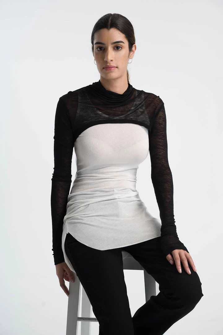 Marcellamoda Tops & Tunics Mia Sheer Bolero 9 Marcellamoda Tops & Tunics Mia Sheer Bolero