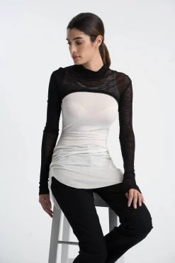 Marcellamoda Tops & Tunics Mia Sheer Bolero 13 Marcellamoda Tops & Tunics Mia Sheer Bolero