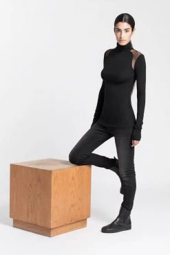 Marcellamoda Maria Turtleneck Top Tops & Tunics