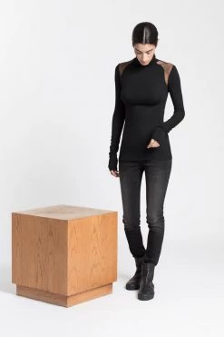 Marcellamoda Maria Turtleneck Top Tops & Tunics