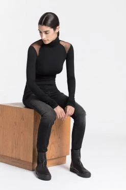 Marcellamoda Maria Turtleneck Top Tops & Tunics