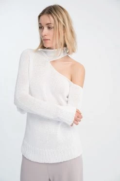 Marcellamoda Thalia Asymmetric Sweater Cocktail