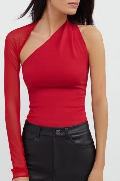 Marcella New Arrivals Manhattan Mesh Sleeve Top 24 Marcella New Arrivals Manhattan Mesh Sleeve Top