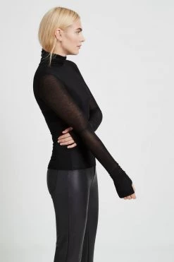 Marcella Eloise Sheer Turtleneck Tops & Tunics 35 Marcella Eloise Sheer Turtleneck Tops & Tunics