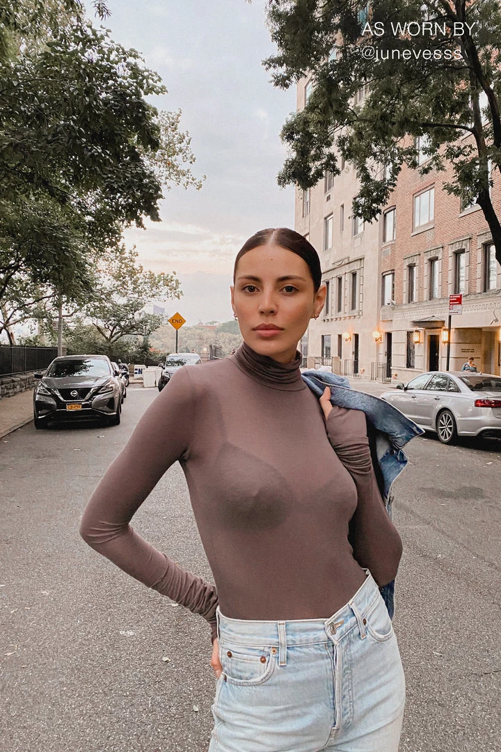 Marcella Eloise Sheer Turtleneck Tops & Tunics 6 Marcella Eloise Sheer Turtleneck Tops & Tunics