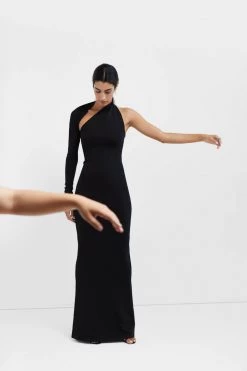 Marcellamoda Best Sellers Manhattan One Shoulder Gown