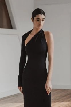 Marcellamoda Best Sellers Manhattan One Shoulder Gown