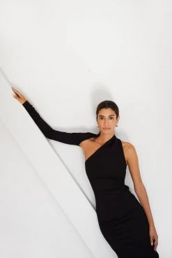 Marcellamoda Manhattan One Shoulder Gown Dresses