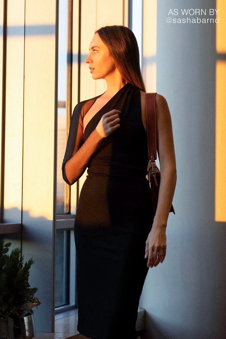 Marcella New Arrivals Manhattan Mesh Sleeve Midi Dress 14 Marcella New Arrivals Manhattan Mesh Sleeve Midi Dress