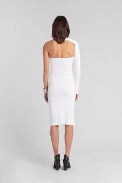 Marcellamoda Manhattan One Shoulder Midi Dress Dresses 52 Marcellamoda Manhattan One Shoulder Midi Dress Dresses