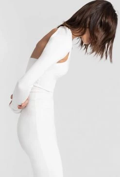 Marcellamoda Best Sellers Manhattan One Shoulder Midi Dress