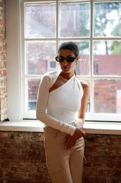 Marcella Tops & Tunics Manhattan One Shoulder Top