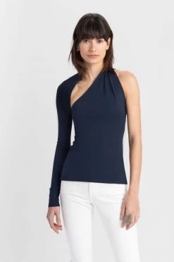 Marcella Tops & Tunics Manhattan One Shoulder Top