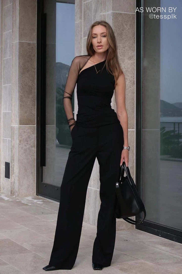 Marcella New Arrivals Manhattan Mesh Sleeve Top 13 Marcella New Arrivals Manhattan Mesh Sleeve Top