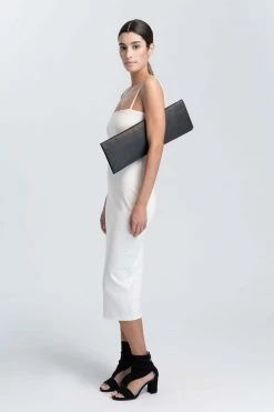 Marcella Accessories Belle Leather Clutch