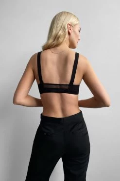 Marcella Accessories Mesh Back Bralette
